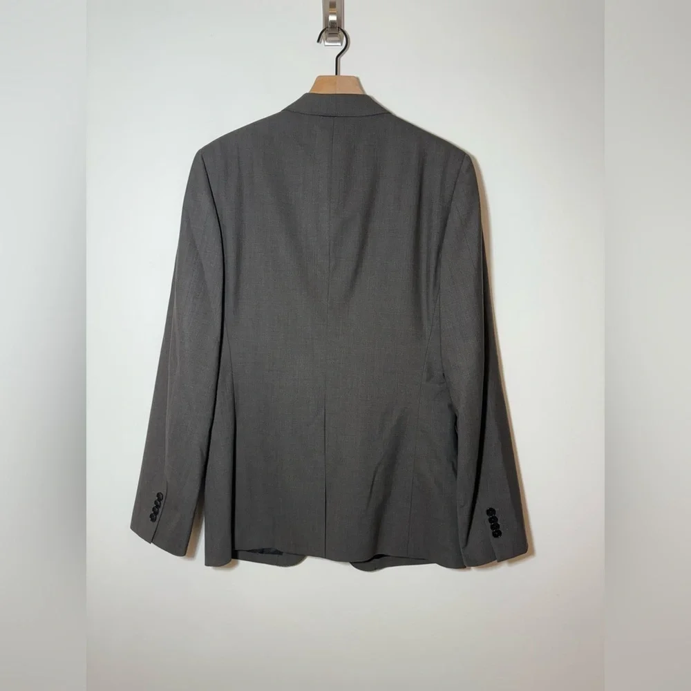 THEORY Gray Wool 2-Button Blazer Jacket Men's Size 40R